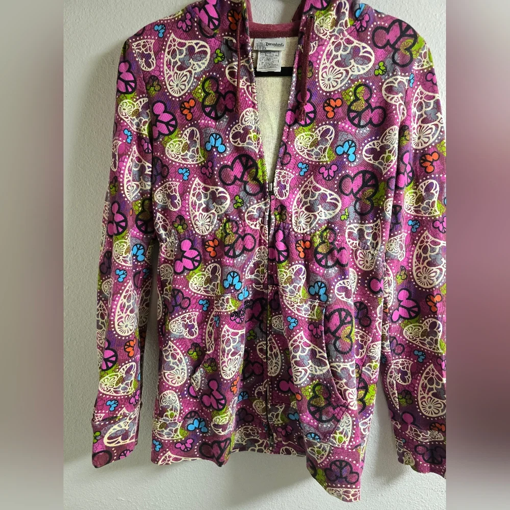 Tie Dye Peace Mickey Disneyland Parks Sweater - Picture 3 of 6